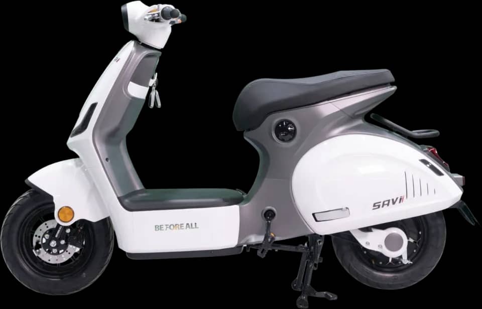 Xe điện Before All SAVI màu Trắng Bóng