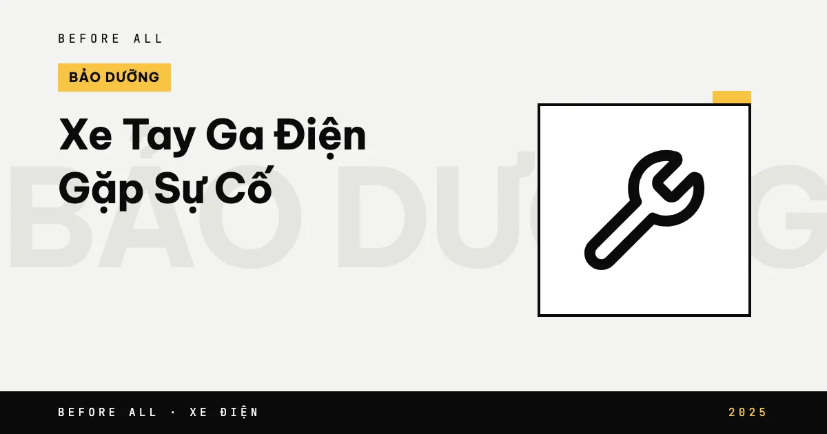 Xe Tay Ga Điện Gặp Sự Cố: Xử Lý Ra Sao Cho Đúng Cách