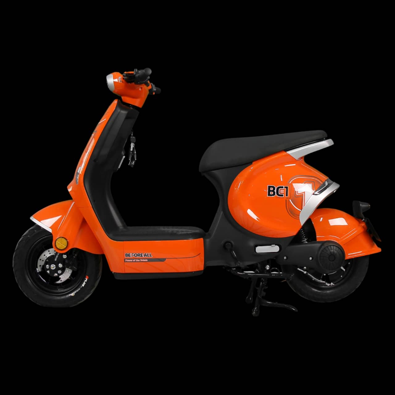 Xe máy điện Before All BC1 màu cam, góc 1/10